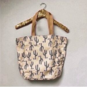Fair Trade Handcrafted Artisan Cactus Tote Bag